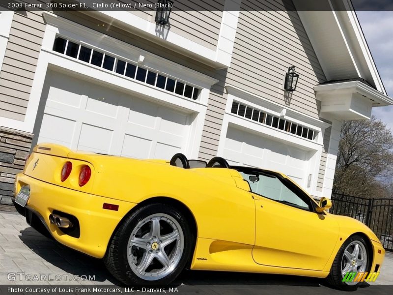 Giallo (Yellow) / Nero (Black) 2003 Ferrari 360 Spider F1