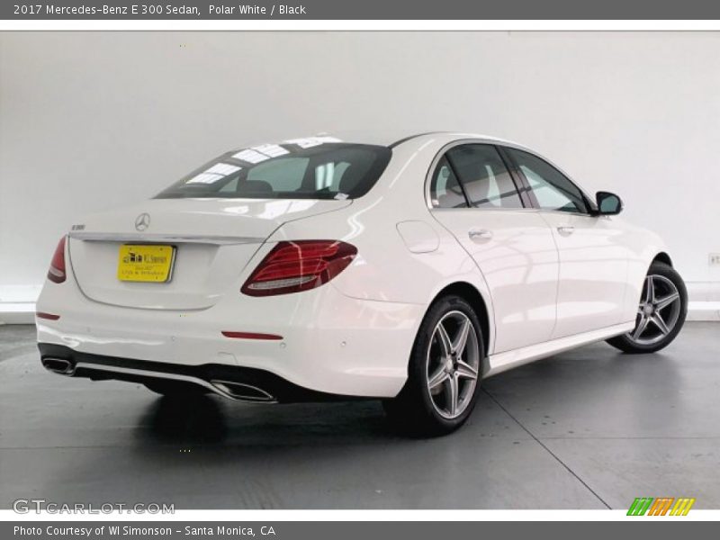 Polar White / Black 2017 Mercedes-Benz E 300 Sedan