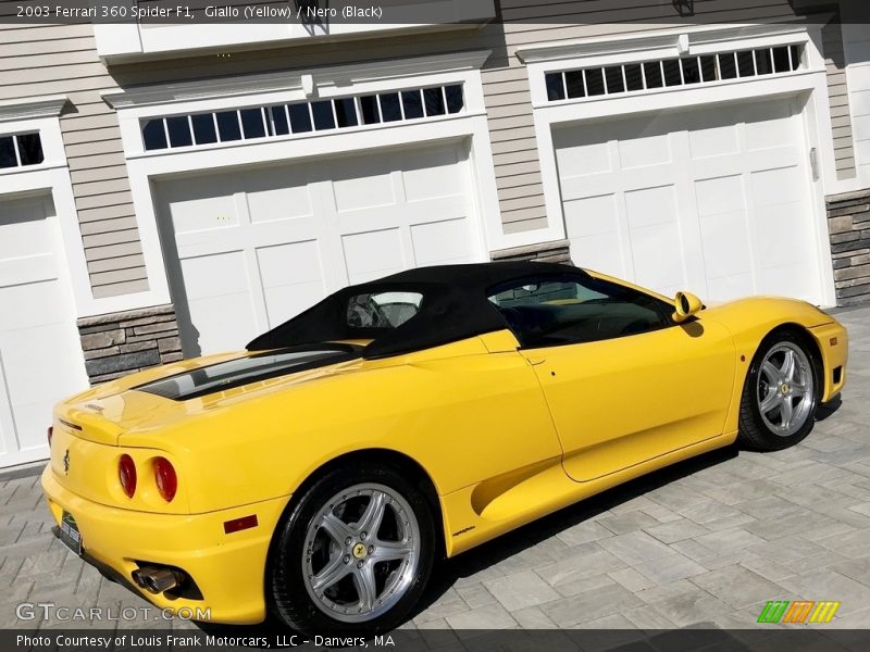 Giallo (Yellow) / Nero (Black) 2003 Ferrari 360 Spider F1