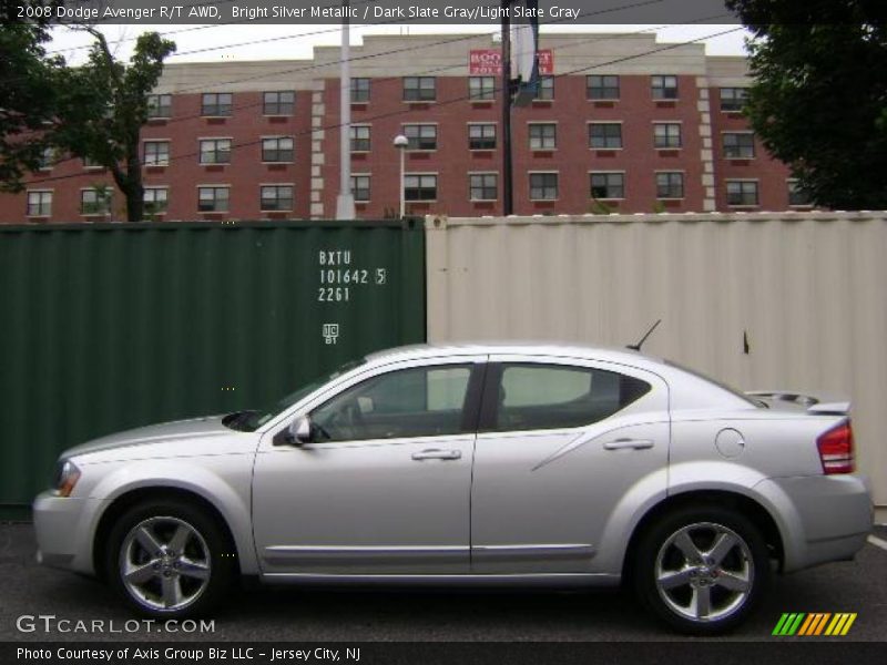 Bright Silver Metallic / Dark Slate Gray/Light Slate Gray 2008 Dodge Avenger R/T AWD