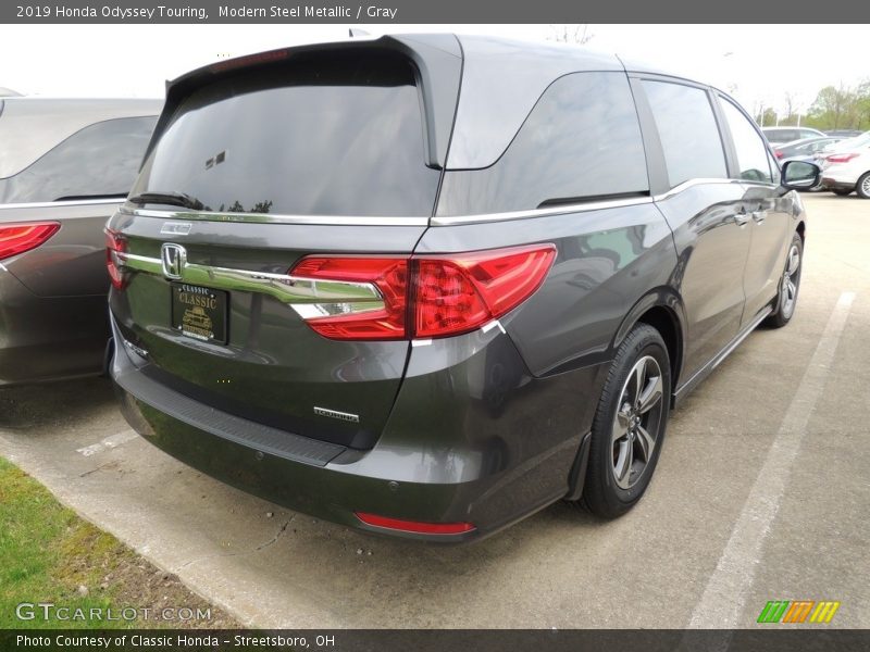 Modern Steel Metallic / Gray 2019 Honda Odyssey Touring