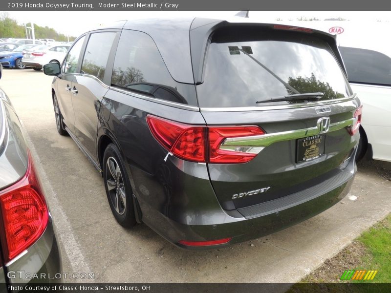 Modern Steel Metallic / Gray 2019 Honda Odyssey Touring