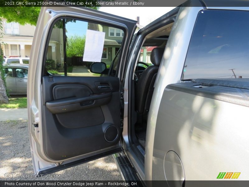 Steel Gray Metallic / Ebony 2013 GMC Sierra 2500HD Denali Crew Cab 4x4