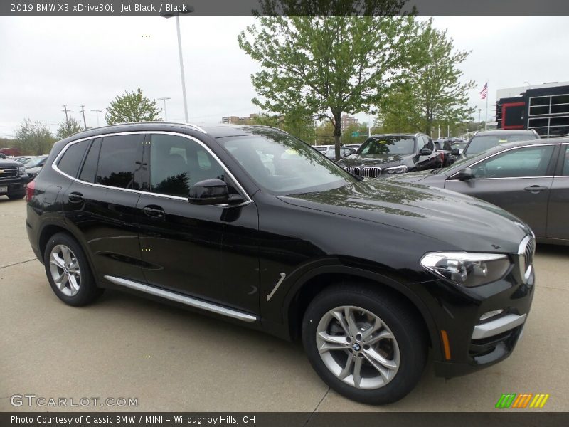 Jet Black / Black 2019 BMW X3 xDrive30i