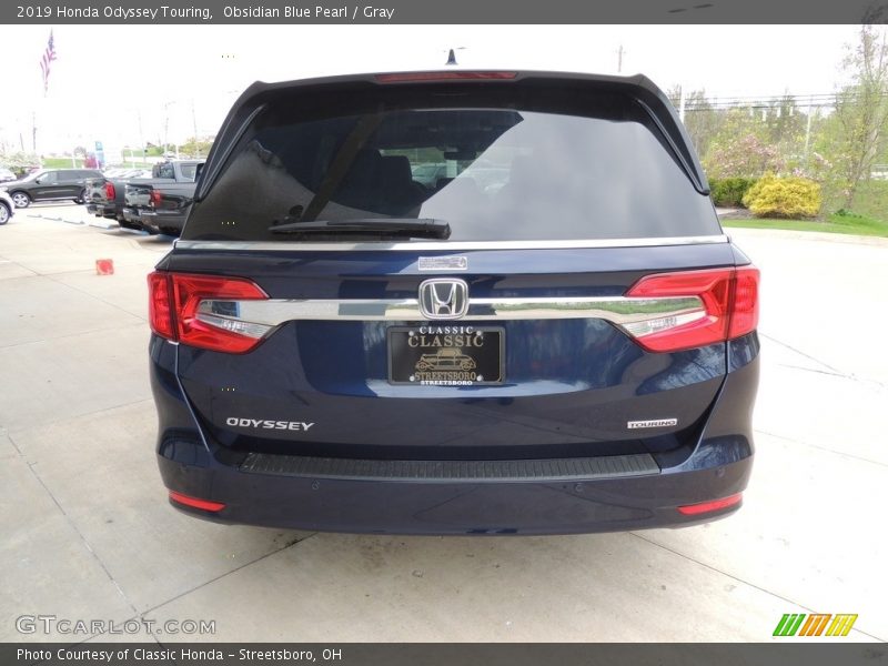 Obsidian Blue Pearl / Gray 2019 Honda Odyssey Touring