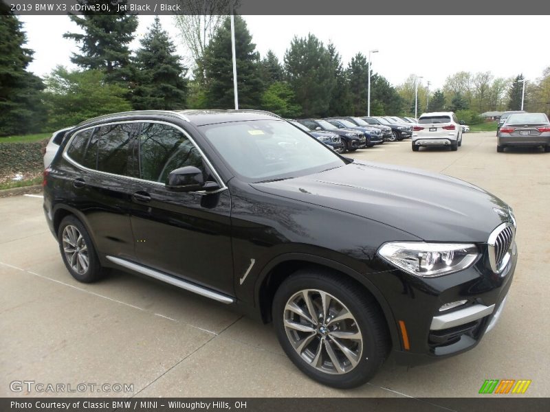 Jet Black / Black 2019 BMW X3 xDrive30i
