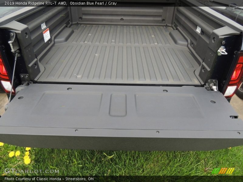 Obsidian Blue Pearl / Gray 2019 Honda Ridgeline RTL-T AWD