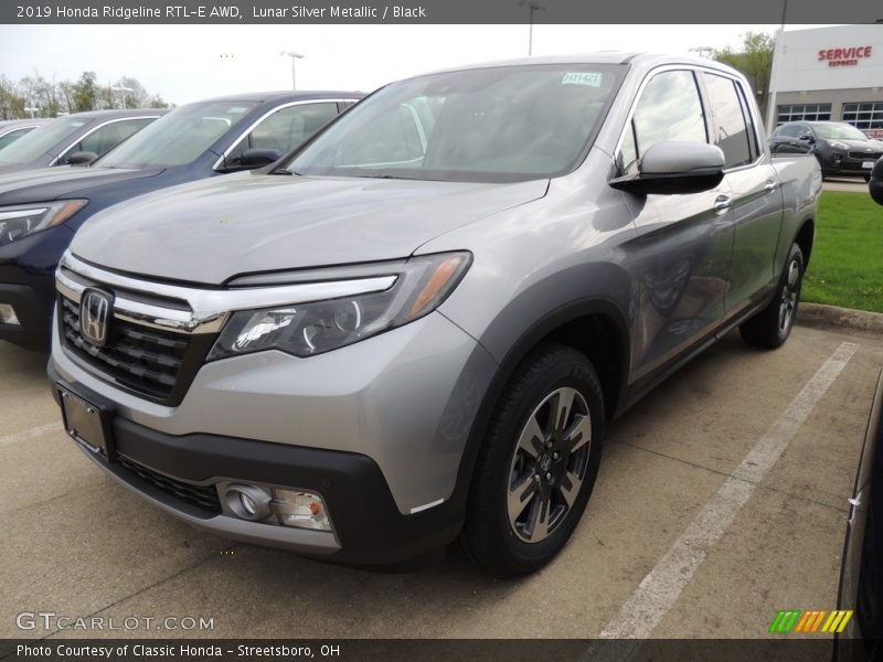 Lunar Silver Metallic / Black 2019 Honda Ridgeline RTL-E AWD