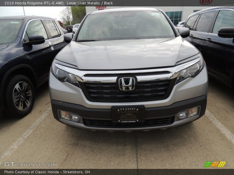 Lunar Silver Metallic / Black 2019 Honda Ridgeline RTL-E AWD