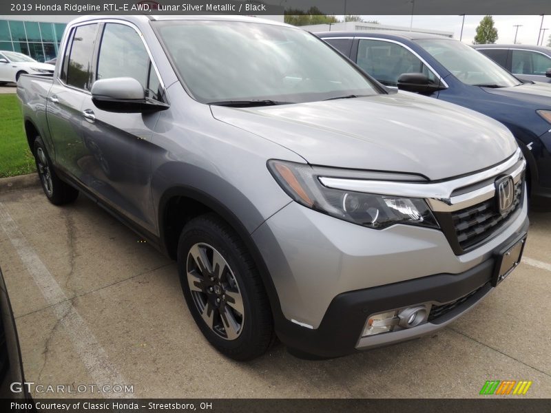 Lunar Silver Metallic / Black 2019 Honda Ridgeline RTL-E AWD