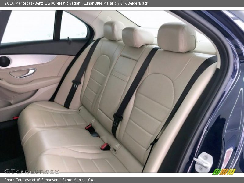 Lunar Blue Metallic / Silk Beige/Black 2016 Mercedes-Benz C 300 4Matic Sedan