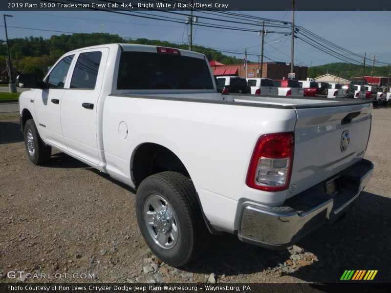 Bright White / Black/Diesel Gray 2019 Ram 3500 Tradesman Crew Cab 4x4
