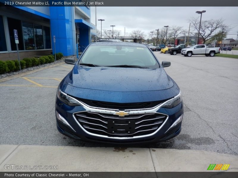 Pacific Blue Metallic / Jet Black 2019 Chevrolet Malibu LS