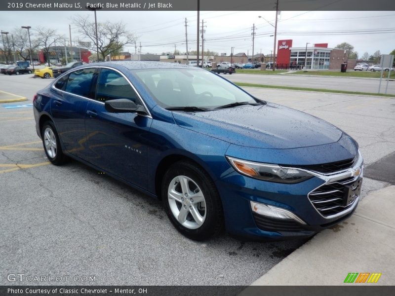 Pacific Blue Metallic / Jet Black 2019 Chevrolet Malibu LS