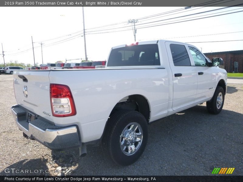 Bright White / Black/Diesel Gray 2019 Ram 3500 Tradesman Crew Cab 4x4