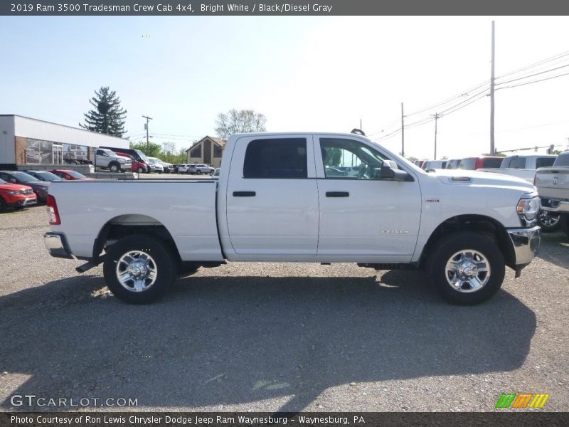 Bright White / Black/Diesel Gray 2019 Ram 3500 Tradesman Crew Cab 4x4