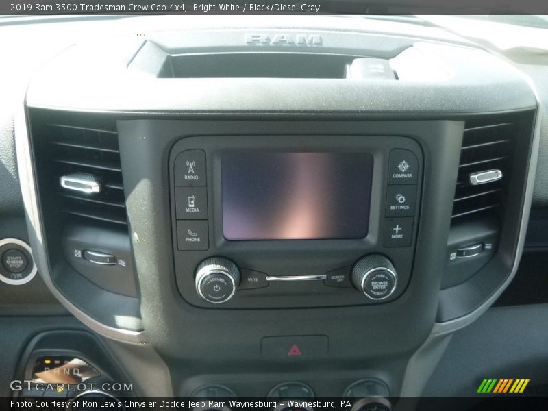 Bright White / Black/Diesel Gray 2019 Ram 3500 Tradesman Crew Cab 4x4