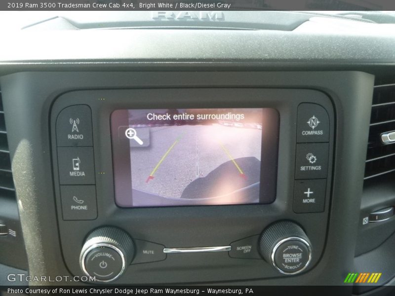 Bright White / Black/Diesel Gray 2019 Ram 3500 Tradesman Crew Cab 4x4