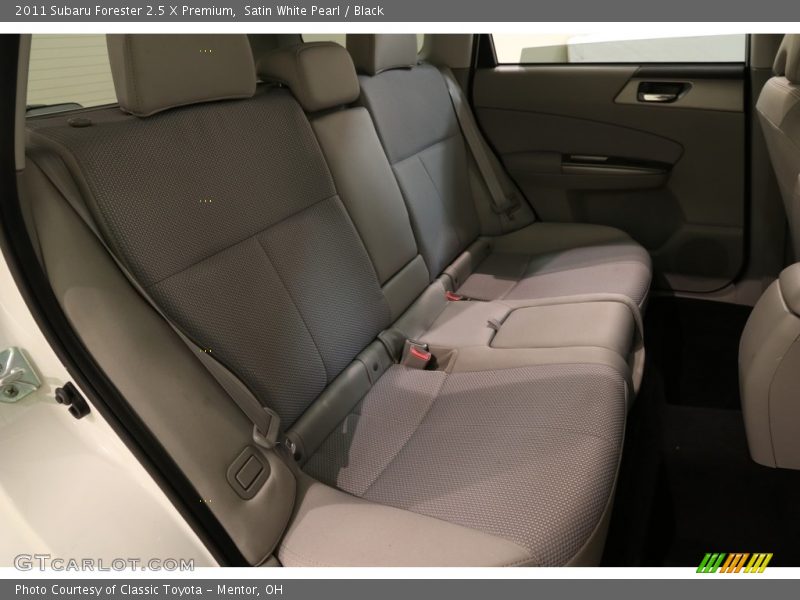 Satin White Pearl / Black 2011 Subaru Forester 2.5 X Premium