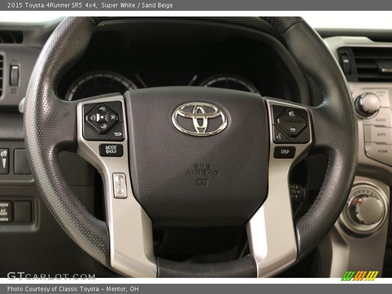 Super White / Sand Beige 2015 Toyota 4Runner SR5 4x4