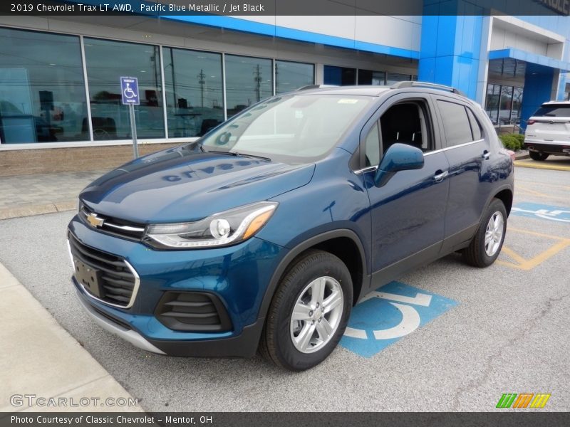 Pacific Blue Metallic / Jet Black 2019 Chevrolet Trax LT AWD
