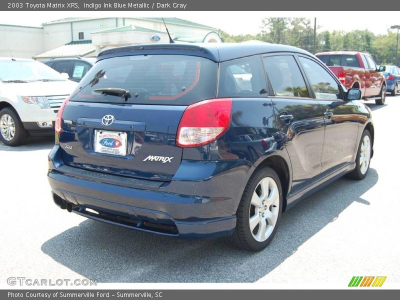 Indigo Ink Blue Metallic / Dark Gray 2003 Toyota Matrix XRS
