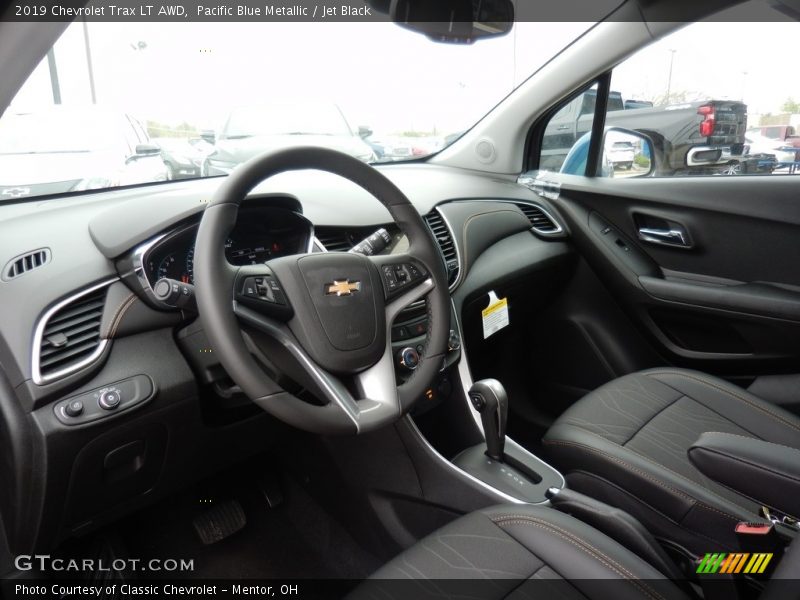 Pacific Blue Metallic / Jet Black 2019 Chevrolet Trax LT AWD