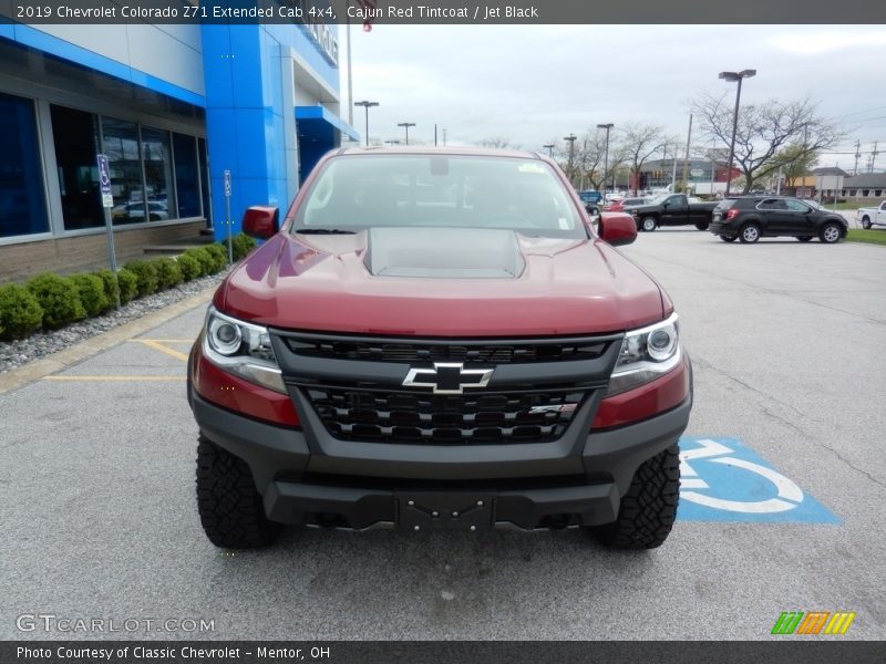 Cajun Red Tintcoat / Jet Black 2019 Chevrolet Colorado Z71 Extended Cab 4x4