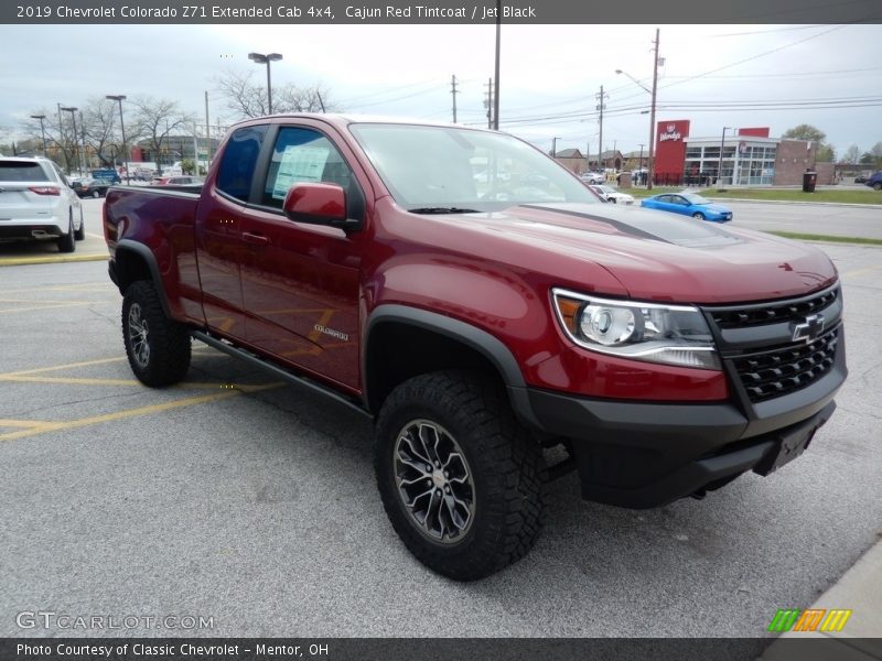 Cajun Red Tintcoat / Jet Black 2019 Chevrolet Colorado Z71 Extended Cab 4x4