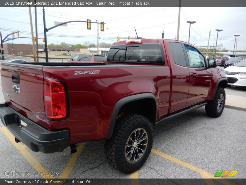Cajun Red Tintcoat / Jet Black 2019 Chevrolet Colorado Z71 Extended Cab 4x4