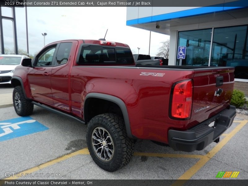Cajun Red Tintcoat / Jet Black 2019 Chevrolet Colorado Z71 Extended Cab 4x4