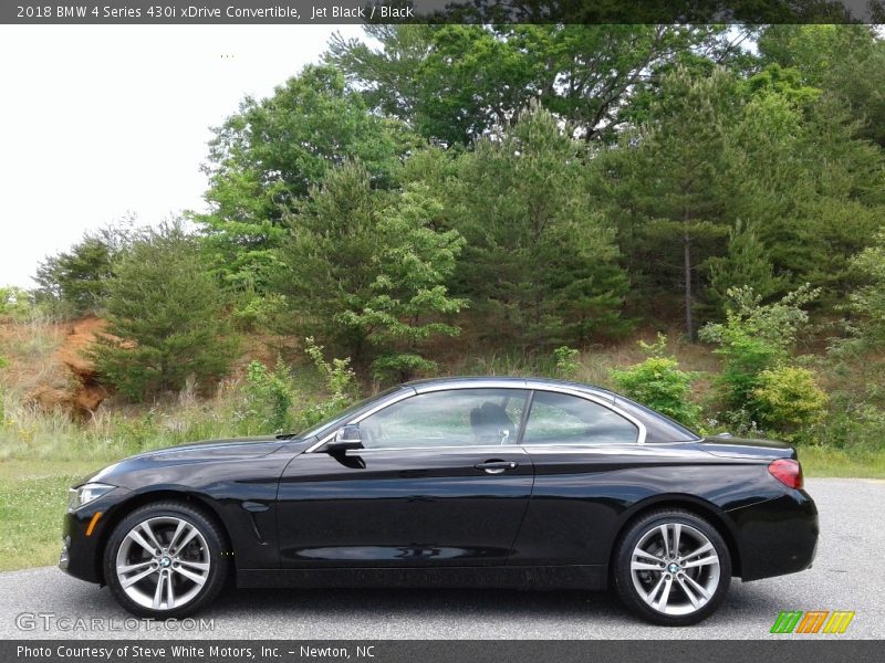Jet Black / Black 2018 BMW 4 Series 430i xDrive Convertible