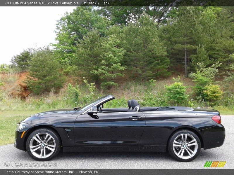 Jet Black / Black 2018 BMW 4 Series 430i xDrive Convertible