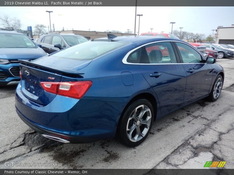 Pacific Blue Metallic / Jet Black 2019 Chevrolet Malibu LS