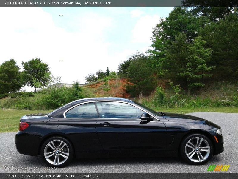 Jet Black / Black 2018 BMW 4 Series 430i xDrive Convertible