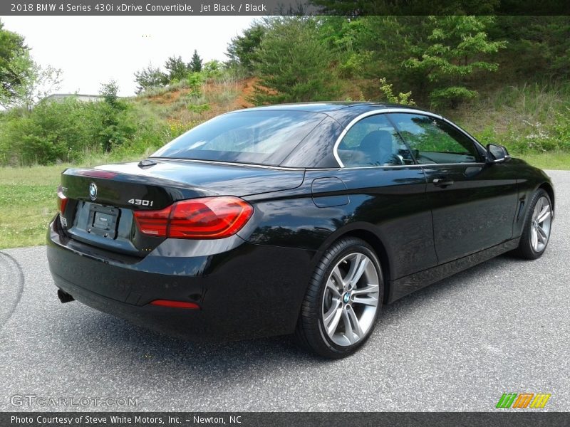 Jet Black / Black 2018 BMW 4 Series 430i xDrive Convertible