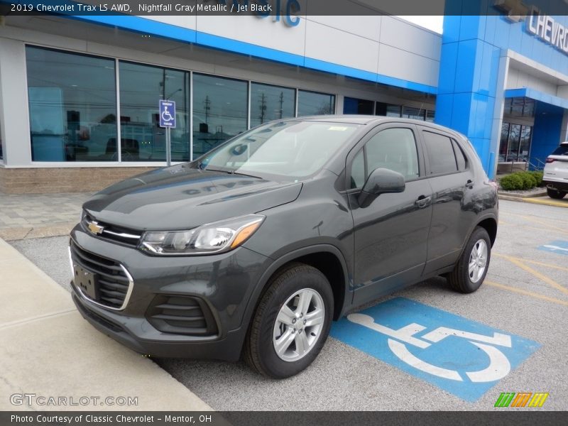 Nightfall Gray Metallic / Jet Black 2019 Chevrolet Trax LS AWD
