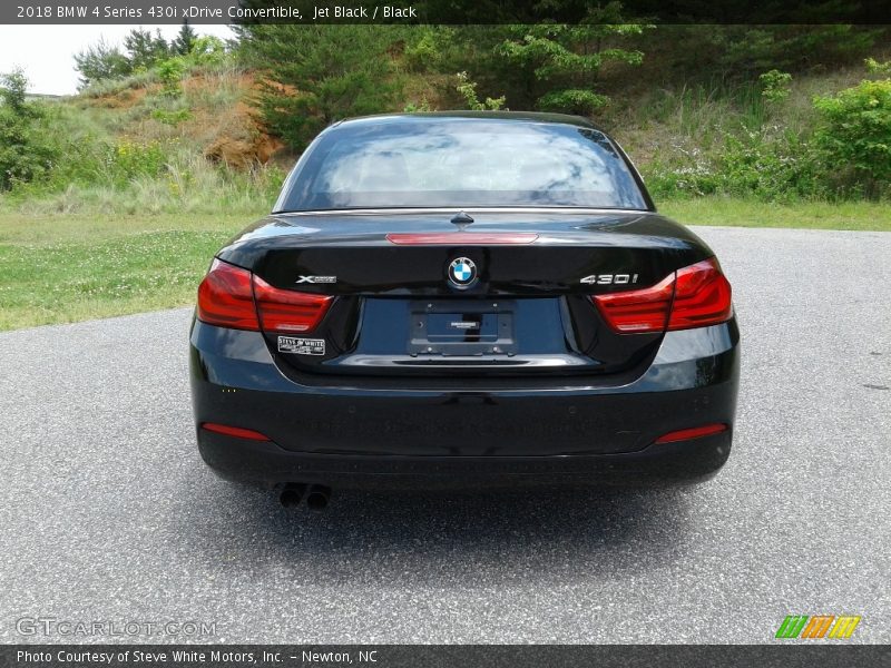 Jet Black / Black 2018 BMW 4 Series 430i xDrive Convertible
