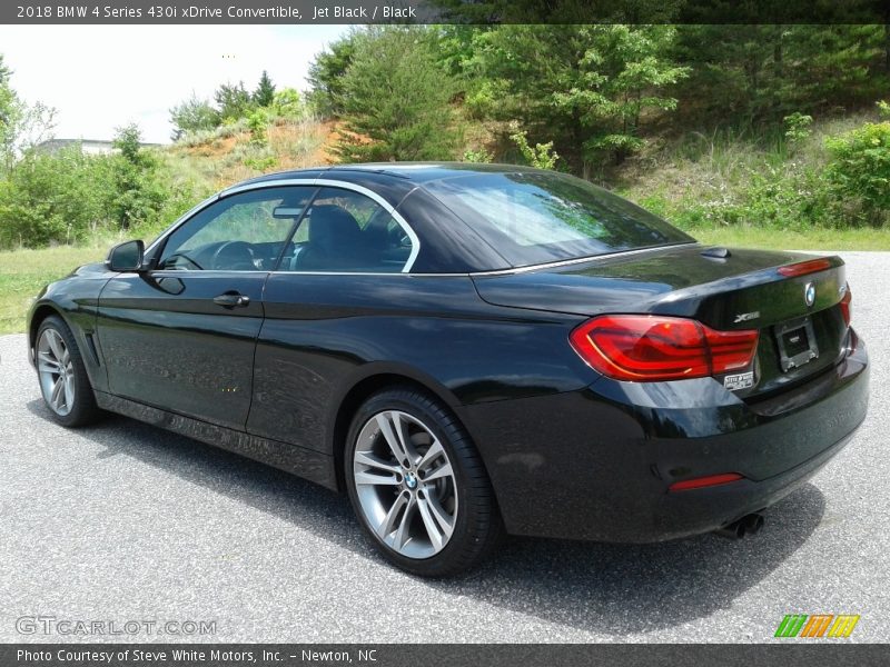 Jet Black / Black 2018 BMW 4 Series 430i xDrive Convertible