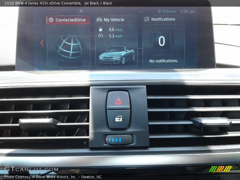 Jet Black / Black 2018 BMW 4 Series 430i xDrive Convertible