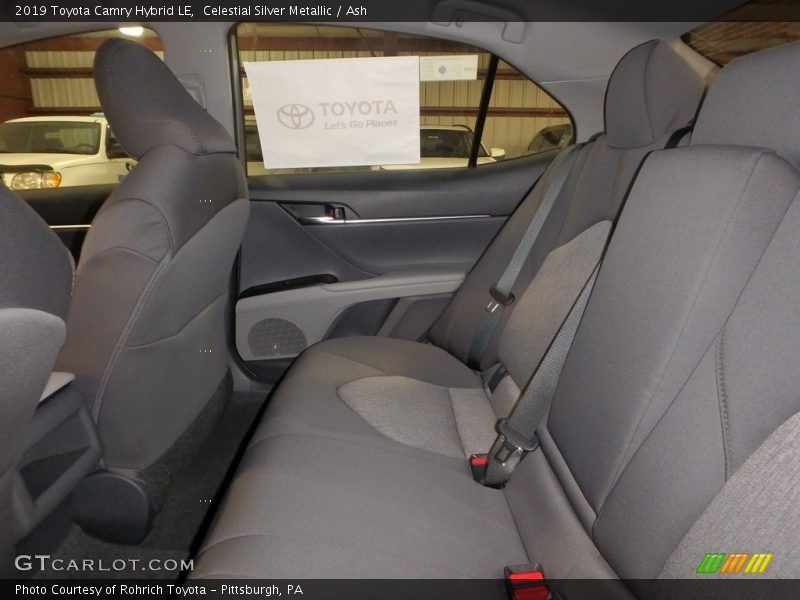 Celestial Silver Metallic / Ash 2019 Toyota Camry Hybrid LE