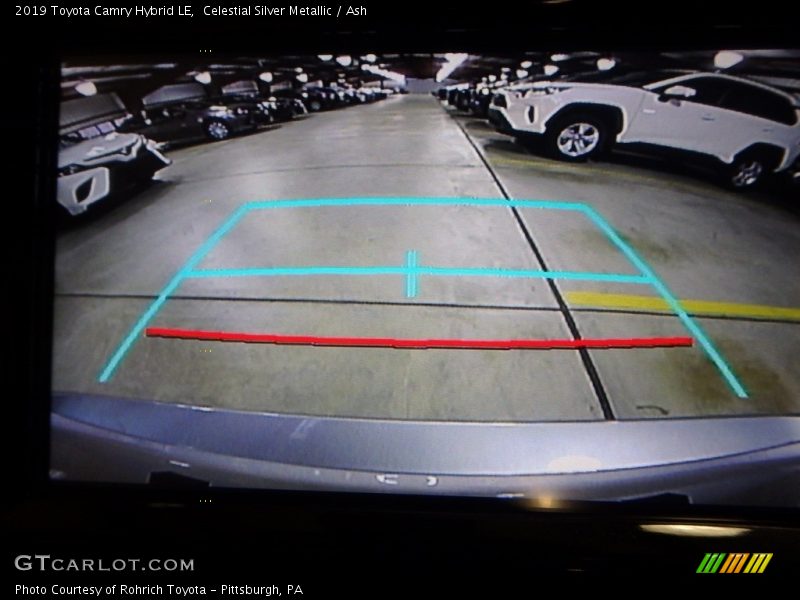 Celestial Silver Metallic / Ash 2019 Toyota Camry Hybrid LE