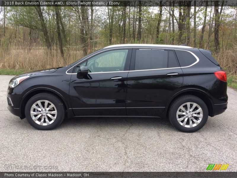 Ebony Twilight Metallic / Ebony 2018 Buick Envision Essence AWD