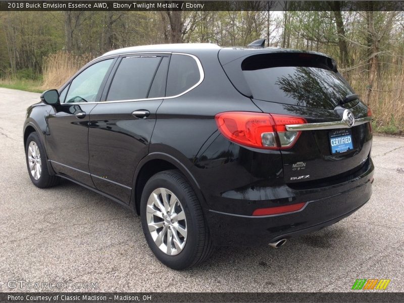 Ebony Twilight Metallic / Ebony 2018 Buick Envision Essence AWD