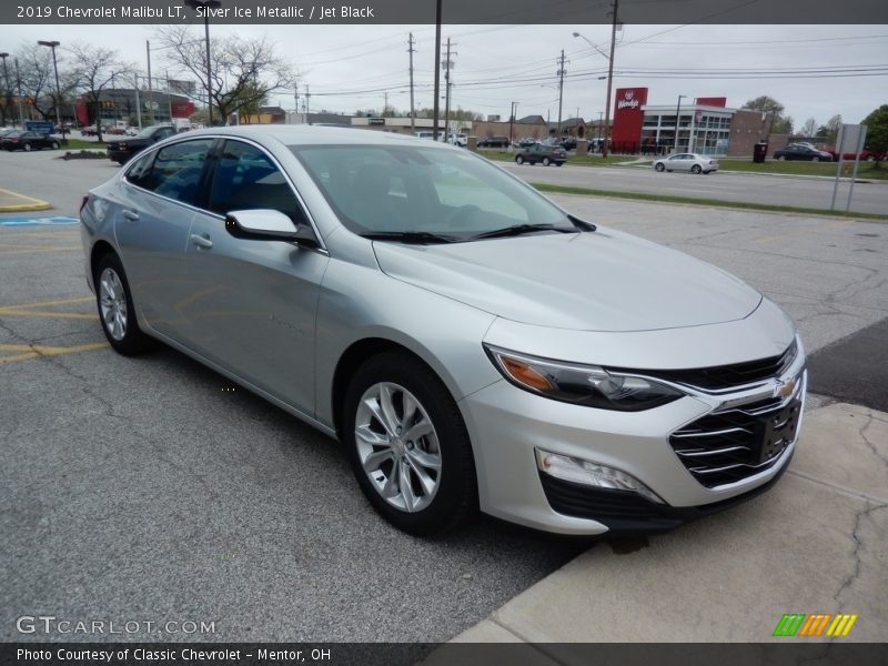 Silver Ice Metallic / Jet Black 2019 Chevrolet Malibu LT