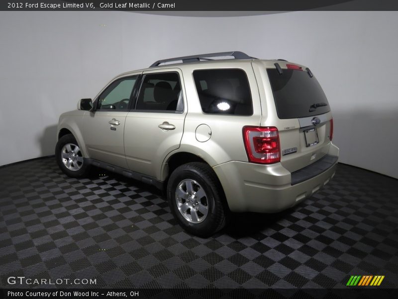 Gold Leaf Metallic / Camel 2012 Ford Escape Limited V6