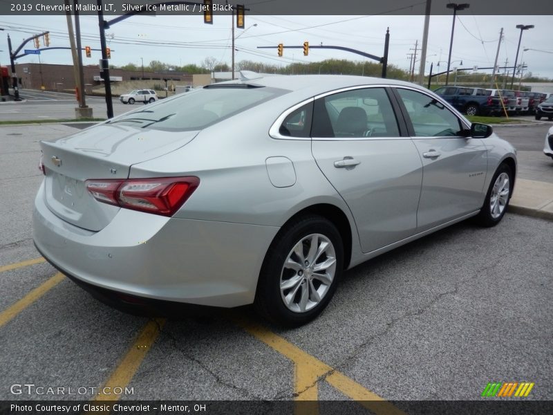 Silver Ice Metallic / Jet Black 2019 Chevrolet Malibu LT