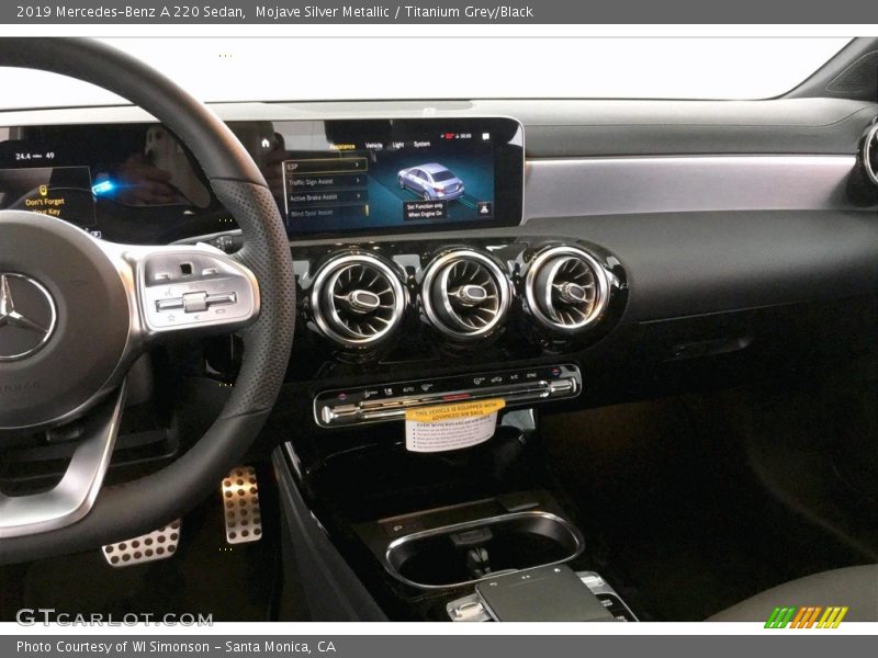 Mojave Silver Metallic / Titanium Grey/Black 2019 Mercedes-Benz A 220 Sedan
