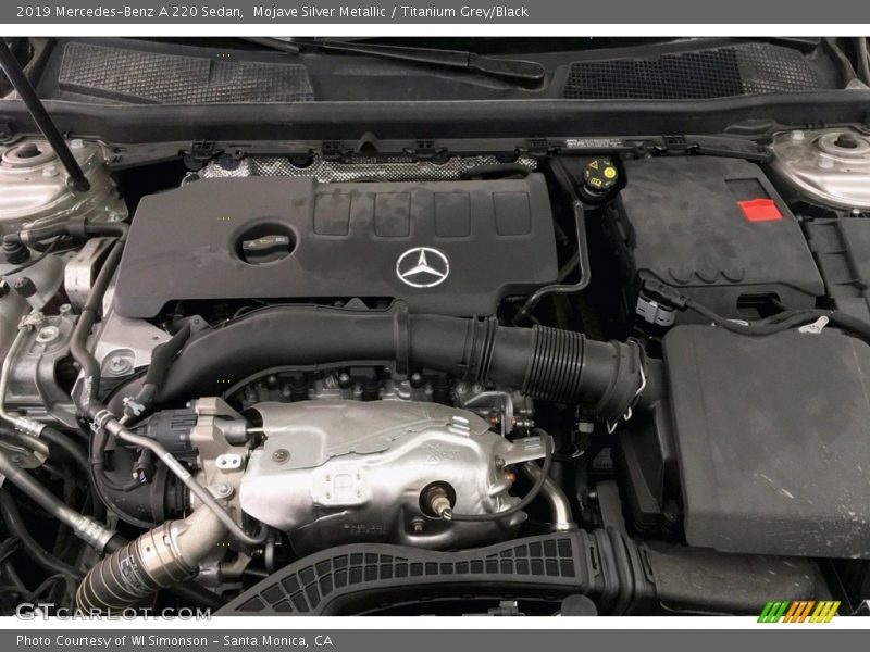 Mojave Silver Metallic / Titanium Grey/Black 2019 Mercedes-Benz A 220 Sedan