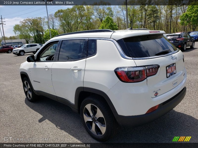 White / Black 2019 Jeep Compass Latitude 4x4